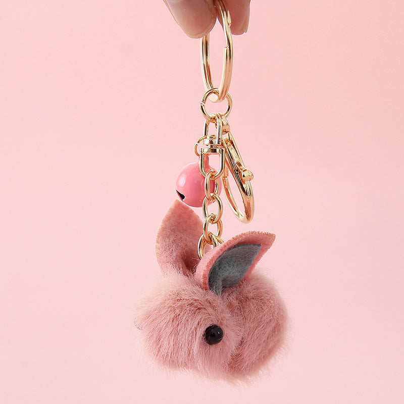 Wholesale Cute Cartoon Teddy Wool Felt Keychain